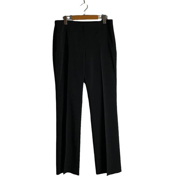 Melanie Lyne Women's Black Straight Leg Formal Dress Pants - Picture 1 of 10